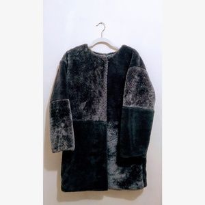 Moussy Patch Work Boa Coat